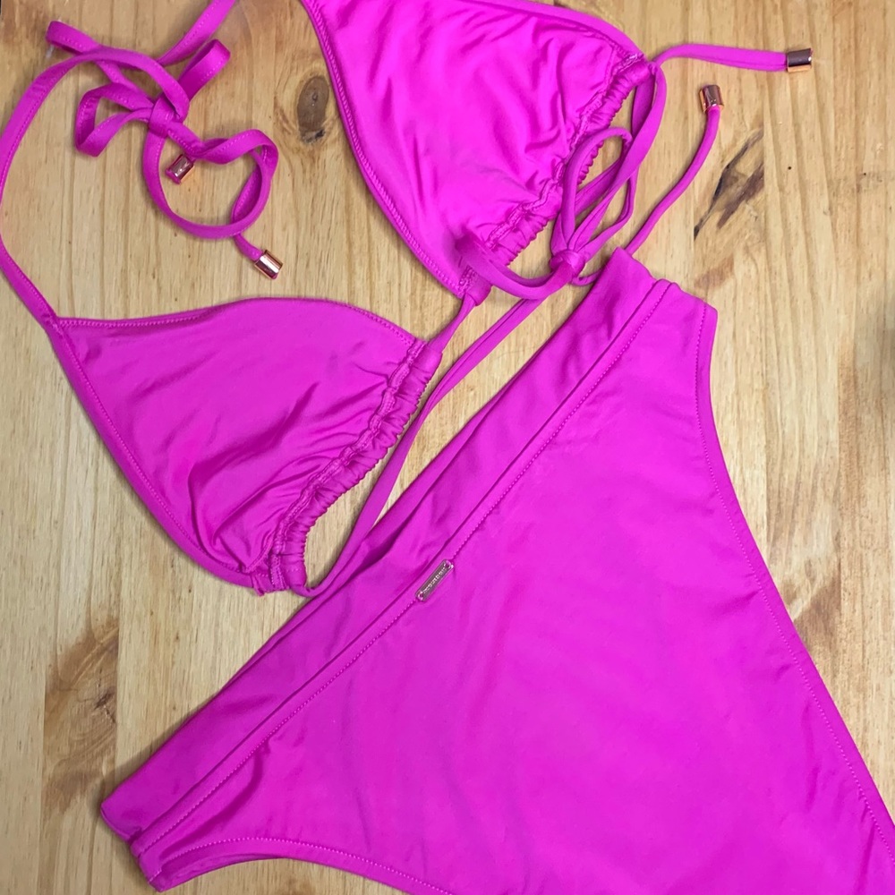 Sexy pink bikini